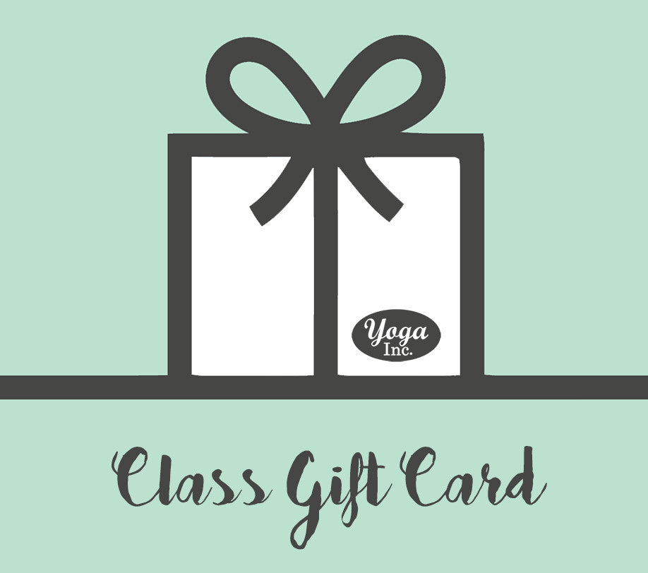 Yoga Inc Class Gift Card